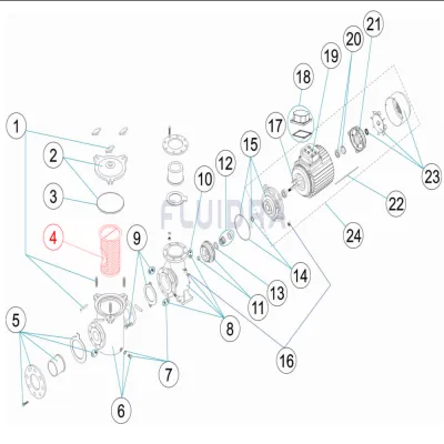 Kosz prefiltra pompy Aral C 4405020203