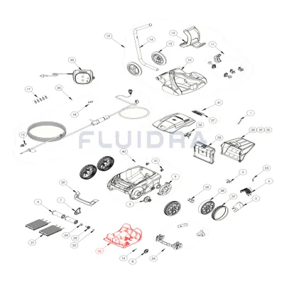 Silnik typ 1 do odkurzacza Alpha Zodiac R0867700