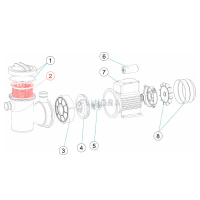 Koszyk prefiltra pompy X-PERT