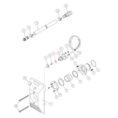 Membrana przycisku pneumatycznego FitStar
