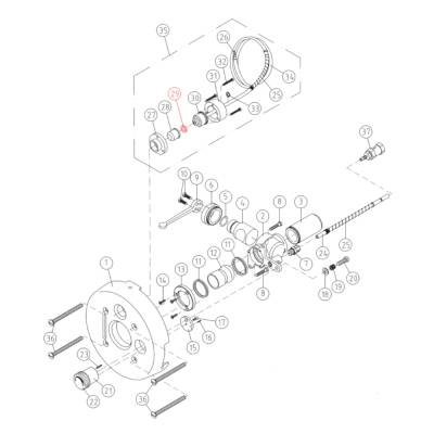Membrana przycisku pneumatycznego FitStar