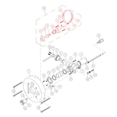 Przycisk pneumatyczny FitStar UNI