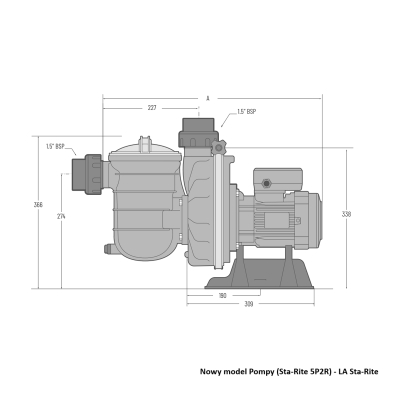 Nowy model pompy LA Sta-Rite - zamiennik za pompę Sta-Rite 5P2R