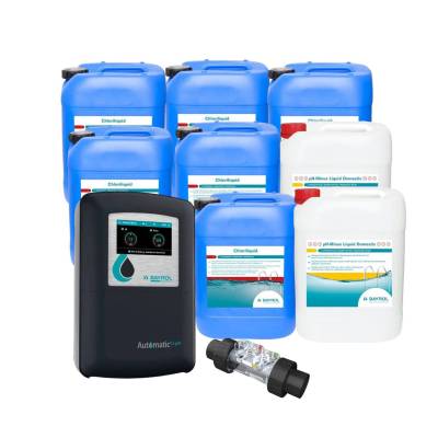 Zestaw Bayrol Automatic Ph / Cl + Smart&Easy Connector + Ph minus Domestic 20l x2 + Chloriliquide 20l x6