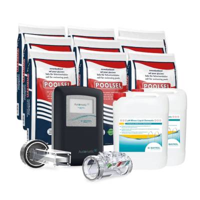 Zestaw Automatic Salt AS5 + pH Minus Domestic 2x20l+ Sól do basenu 9x25 kg