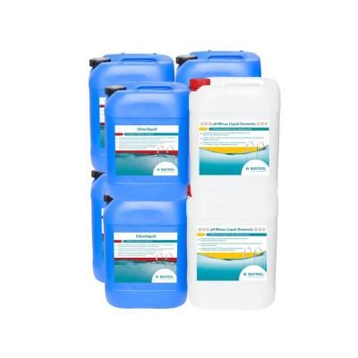 Zestaw pH minus Domestic 20l x2 + Chloriliquide 20l x6