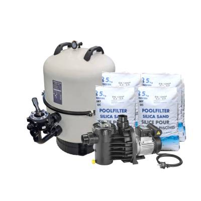 Zestaw filtracyjny do basenu 25-40 m3 |BADU Magic 8 + filtr 500mm + złoże|