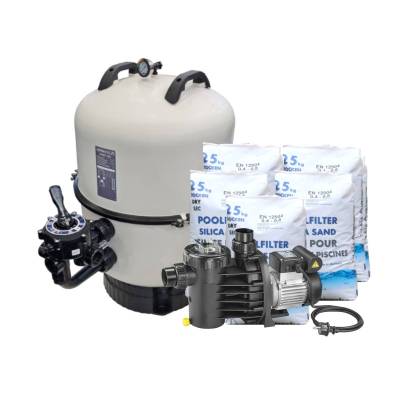 Zestaw filtracyjny do basenu 40-50m3 |BADU Magic 11 + filtr 600mm + złoże|