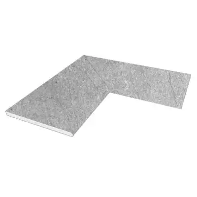 Narożnik brzegowy wewnętrzny 90° Sandi-Roc Maranello - Nordic Silver Grey #33