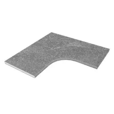 Narożnik brzegowy łagodny R-15 cm Scandi-Roc Maranello - Nordic Dark Grey #34