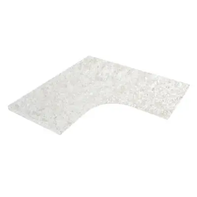 Narożnik brzegowy łagodny R-15 cm Scandi-Roc Maranello - Luna Pearl #35
