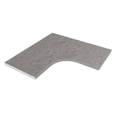 Narożnik brzegowy łagodny R-15 cm Scandi-Roc Maranello - Royal Grey #37