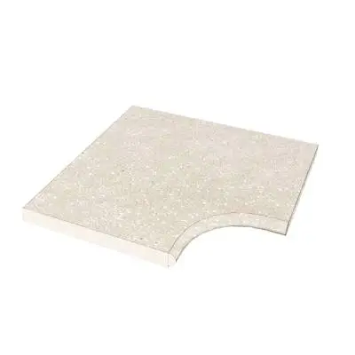 Narożnik brzegowy łagodny wewnętrzny Scandi-Roc Sparta - Indian White #21