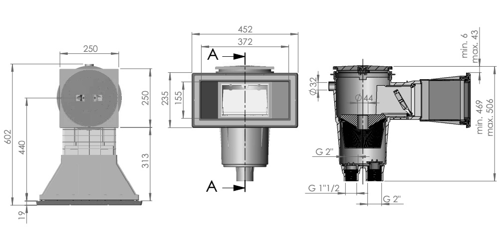 astralpool skimmer 11311