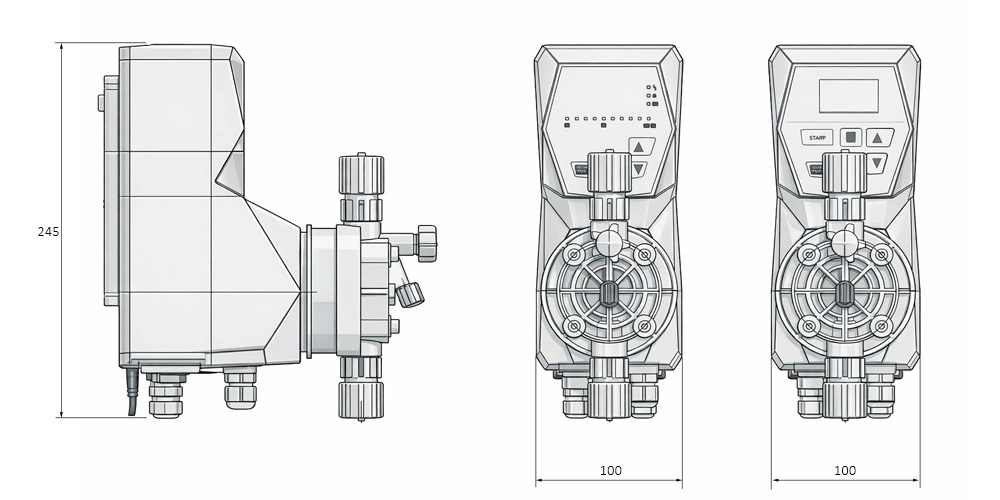 DULCOWALL technical drawing