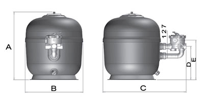 rtm filter size dimensions