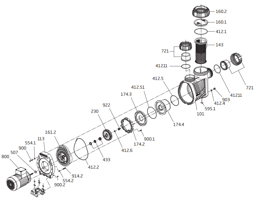 części zamienne BADU Prime 25-48 - spare parts