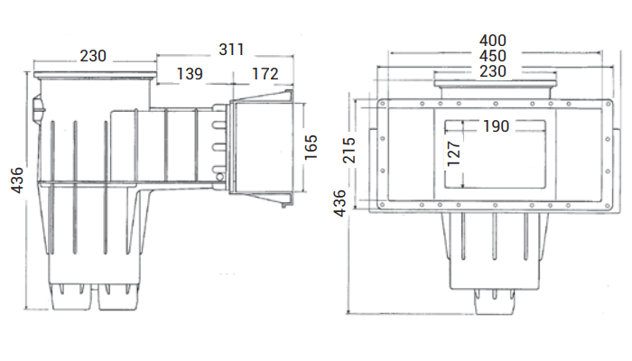 Szeroki skimmer 3118A