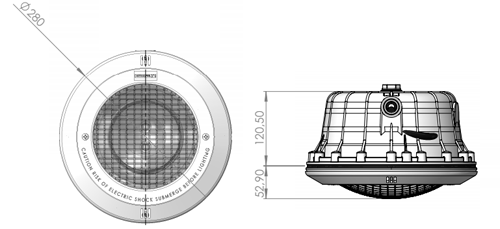 lampa basenowa standard